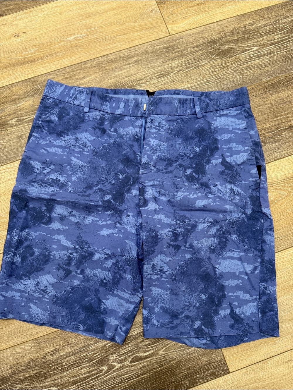 Nike Men's Blue Camouflage golf Shorts